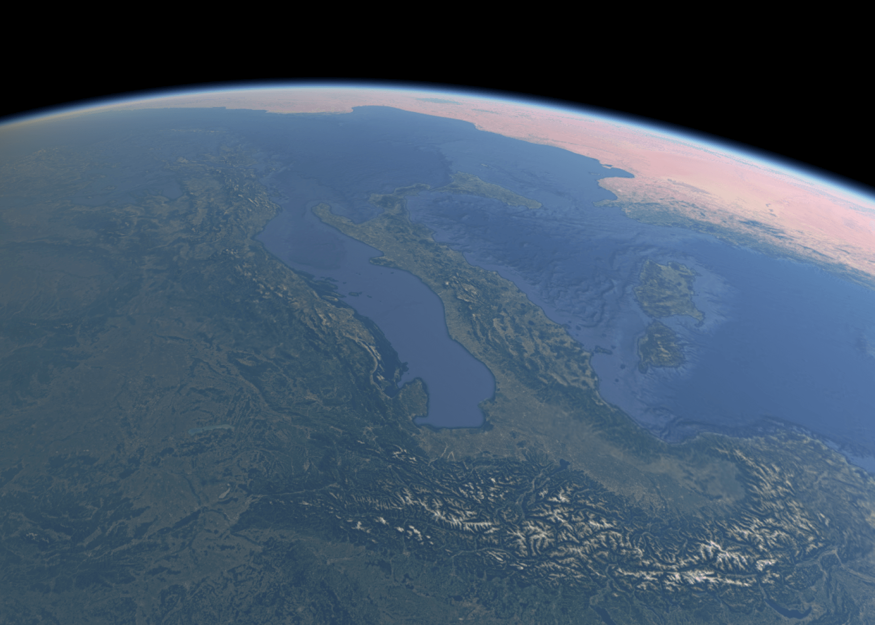 Earth 3d model - GUARD engine