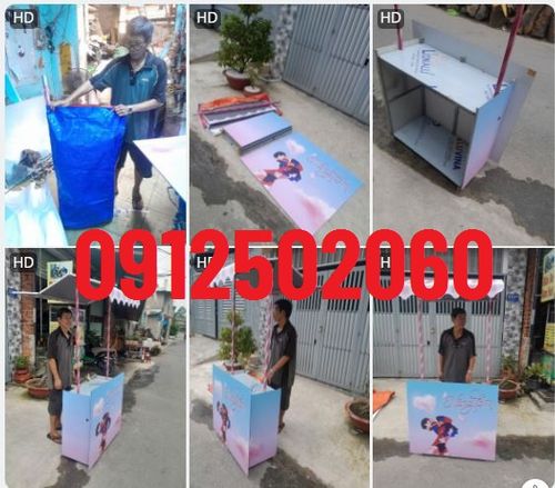 Xe bán hàng gấp gọn