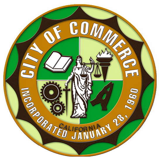 Logo seal for the City of Commerce