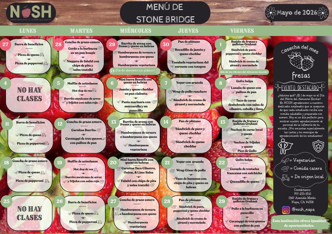 Un calendario de comidas NOSH de septiembre