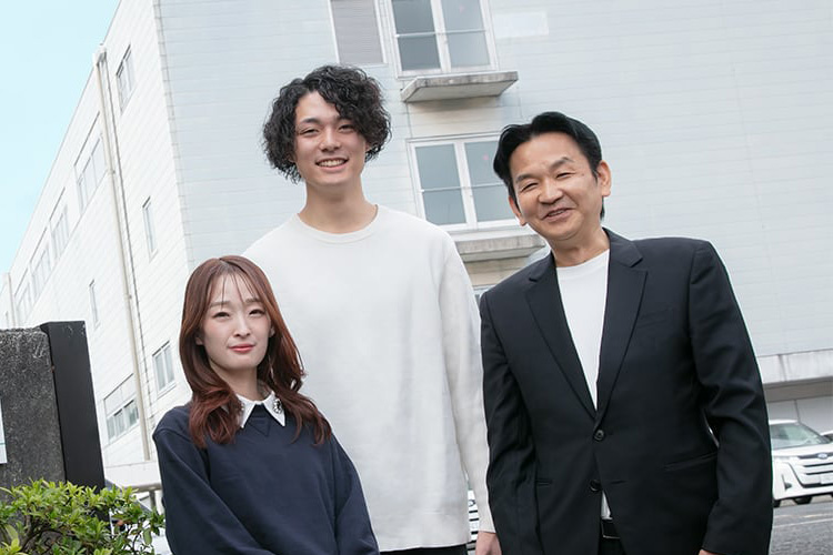 新條 莉希氏,加藤 彩香氏,堀内 満氏の写真