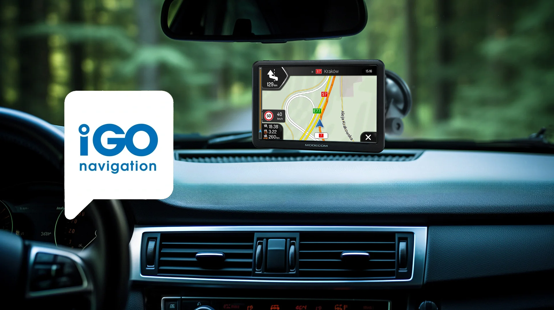 Oryginalna mapa iGO Navigation Truck.
Wyposażona w wydajne podzespoły, mocny uchwyt, złącze USB-C i dobrej jakości, duży 7” dotykowy ekran.
