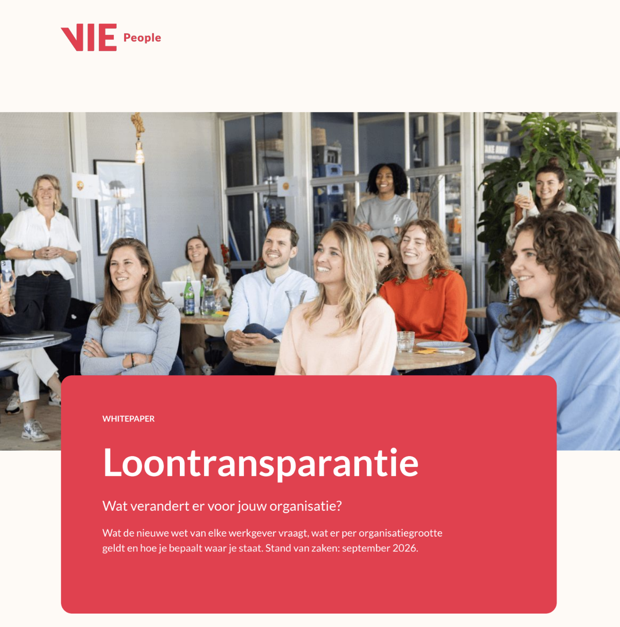 Bereid je voor op de nieuwe wet Loontransparantie