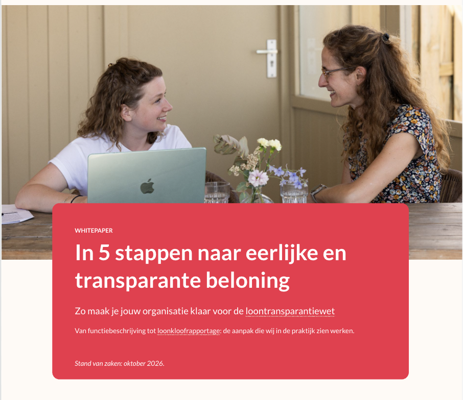 Klaar voor de loontransparantiewet