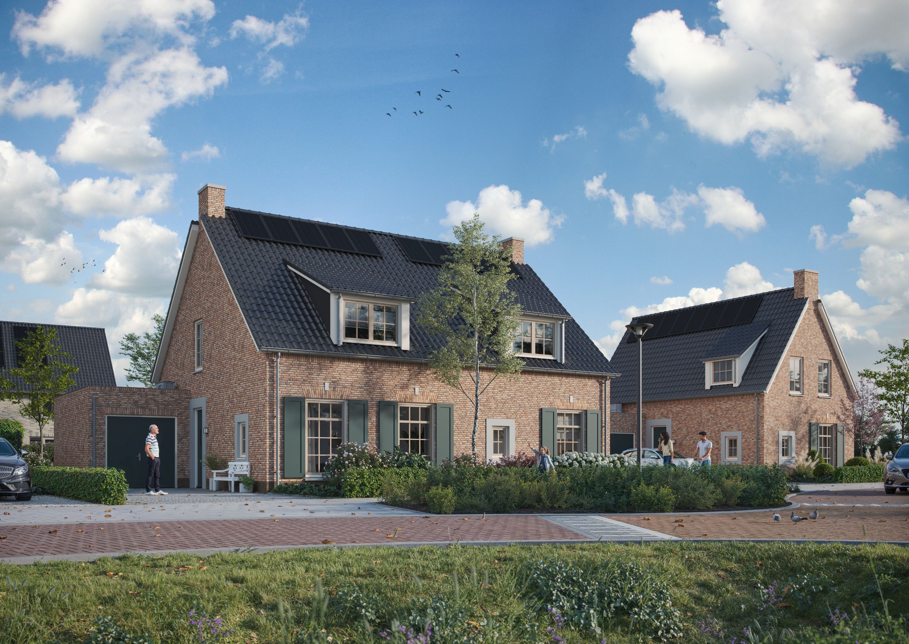 Twee-onder-één-kapwoningen | Type Q  (Bouwnr. 0107)
