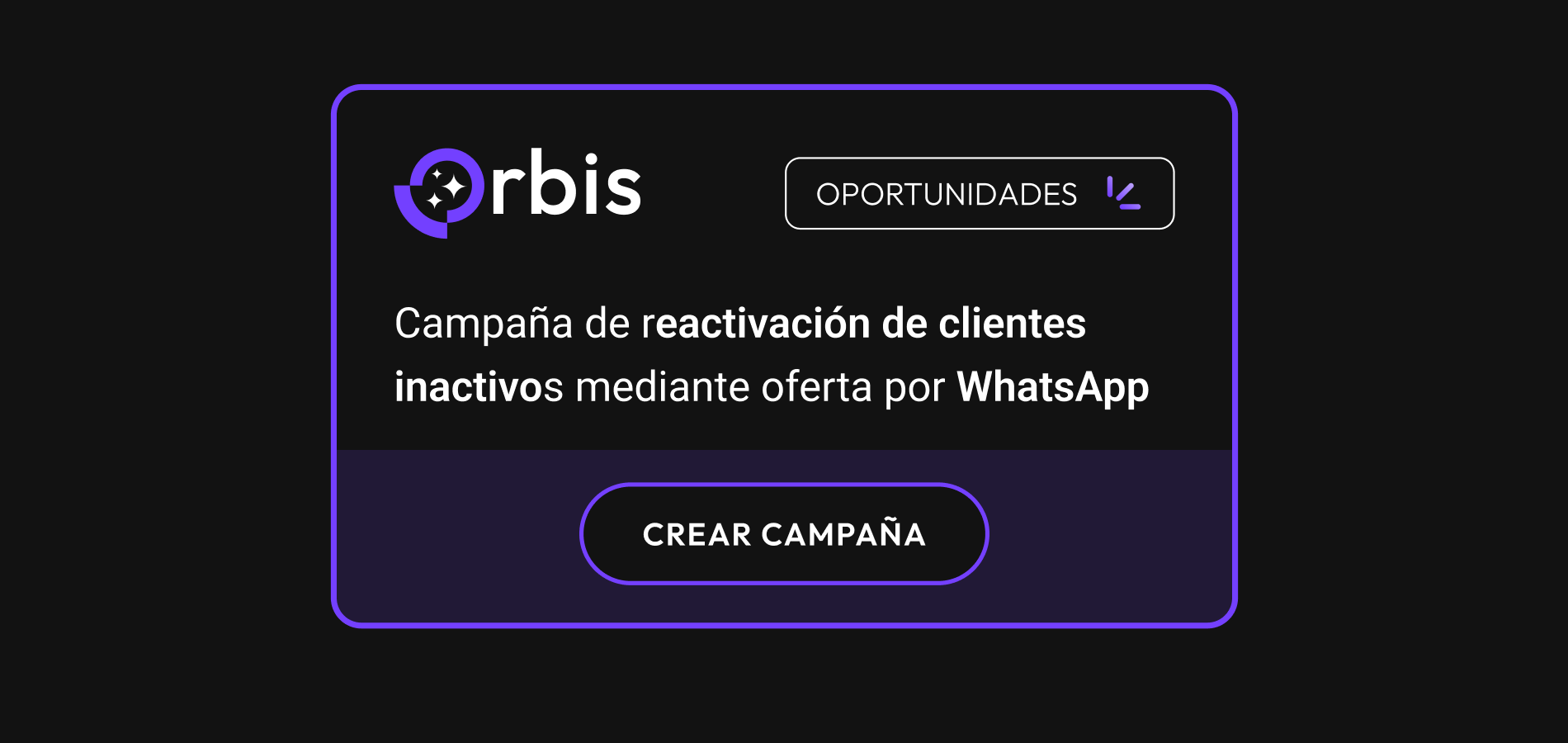 Reactivate customers who stopped buying in just one click