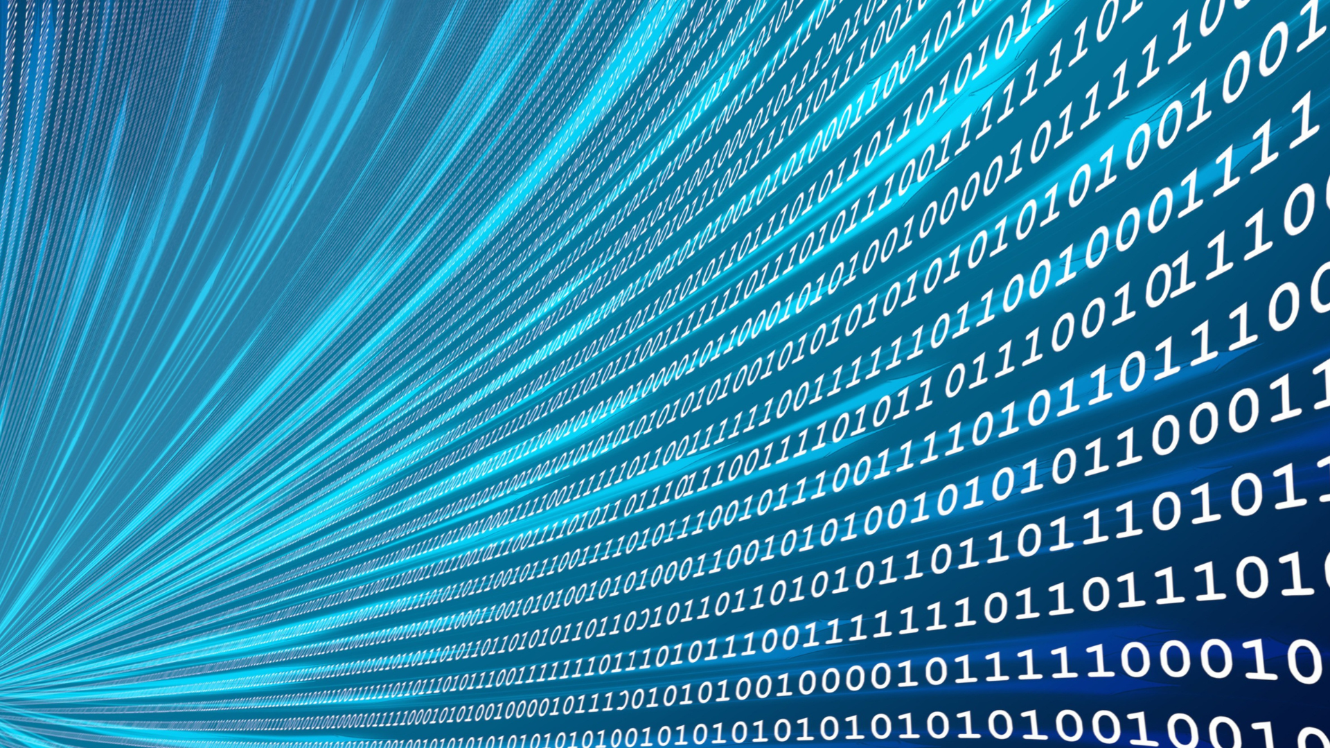 blue cyber coding colliding to join as one 