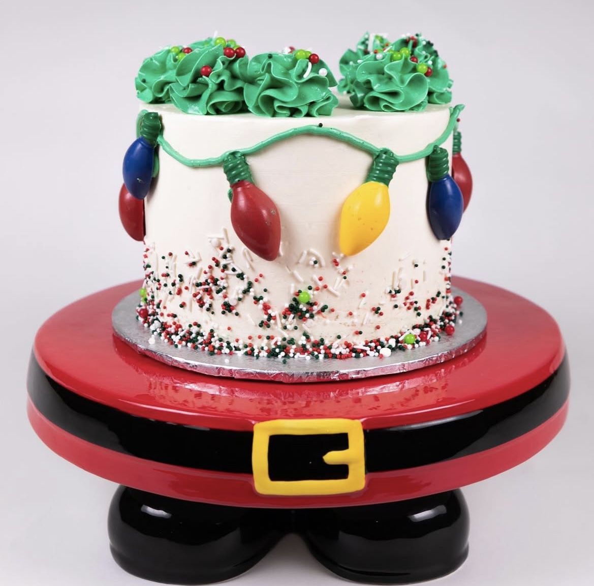 Holiday Lights Cake