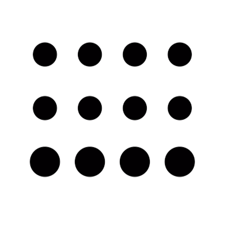 Animated Command Zero dot grid bouncing