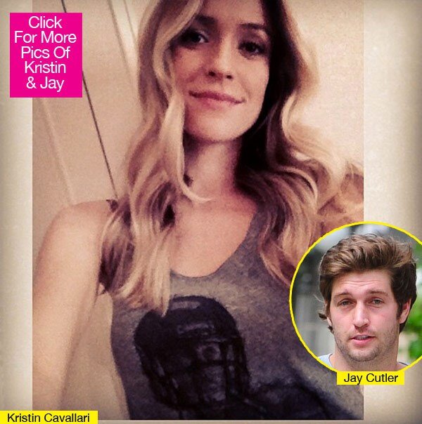 Kristin Cavallari in a Jay Cutler 500 Level tank