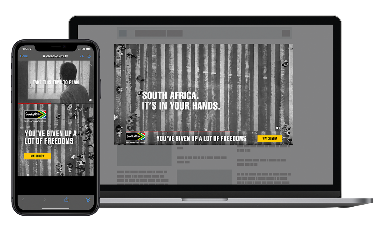 Campaign device mockup