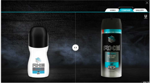 Comparison slider