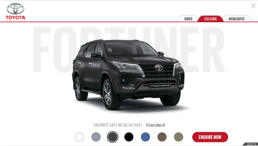 Inspired Auto Intenders with Colours Selector Tab