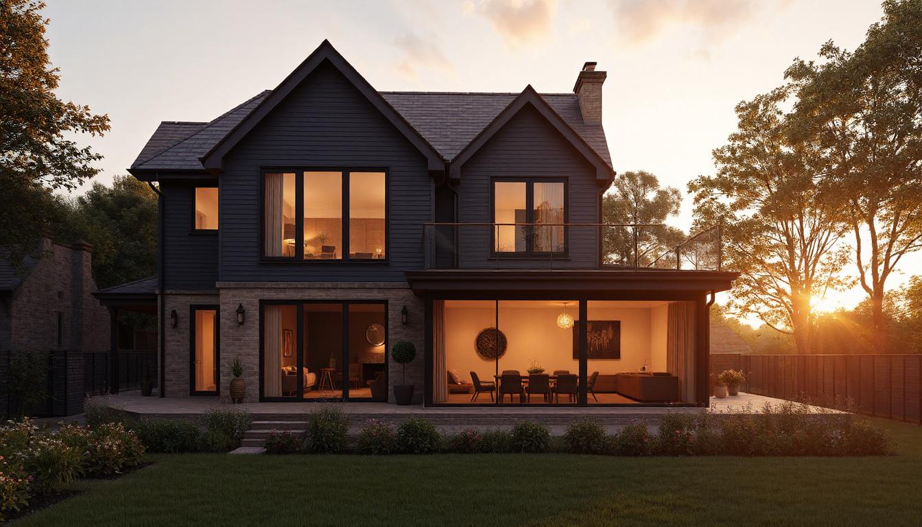 Modern UK home with double-glazed windows, natural light, and warm, cosy interior