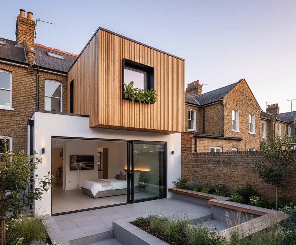 modern lounge renovation