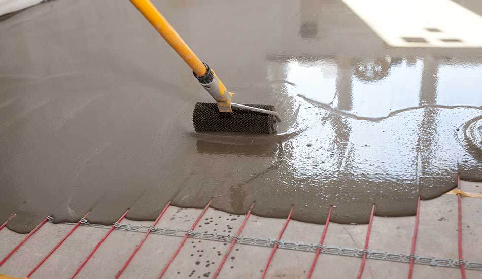 underfloor heating installed