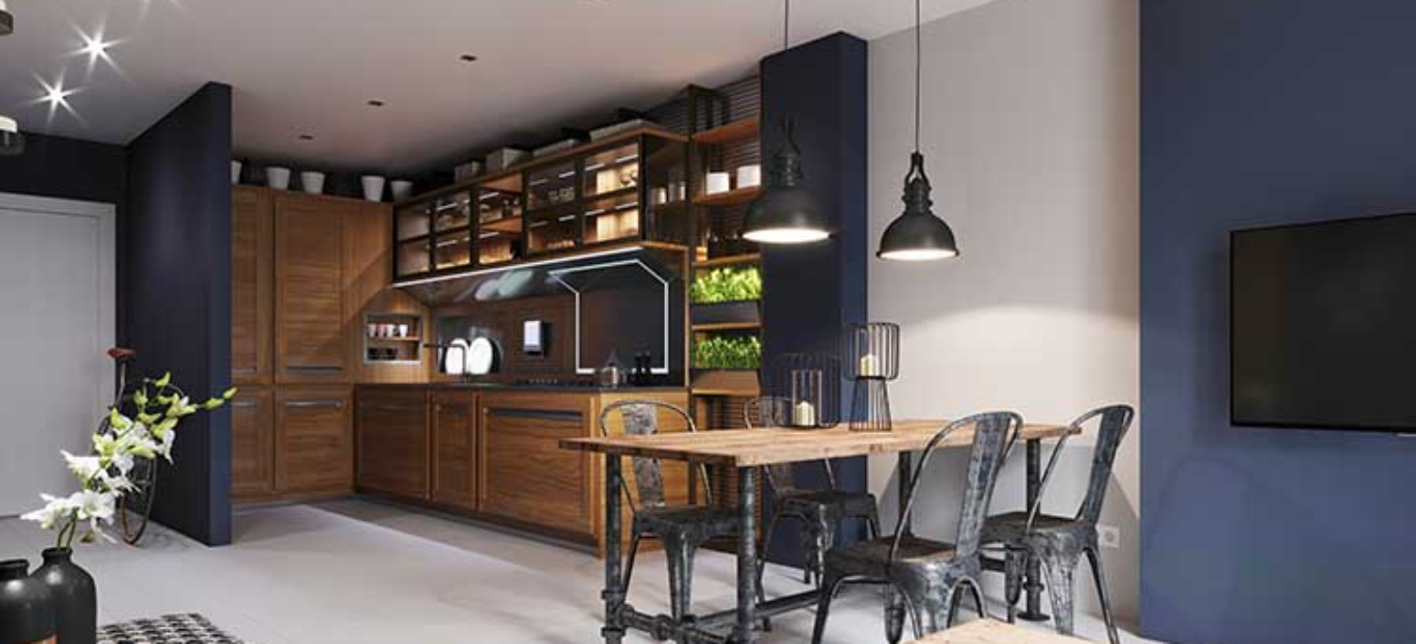 open plan renovation period home