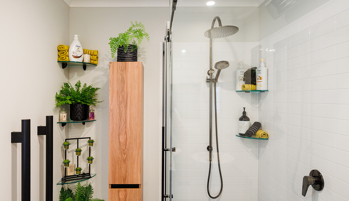 A compact bathroom renovation maximises space in Palmerston North | Project