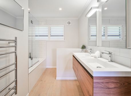 Family Bathroom and Ensuite Laundry Renovation In Havelock North