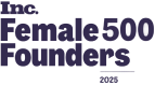 Inc Female Founders 500 Award Logo