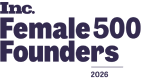 Inc Female Founders 500 Award Logo