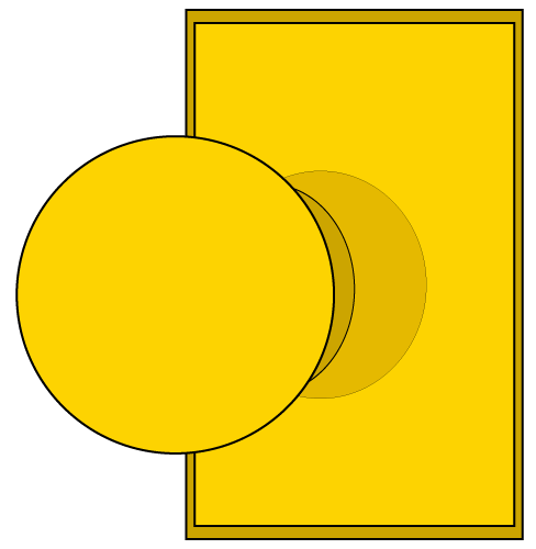 Illustration of Electronic Keypad Smart Lock