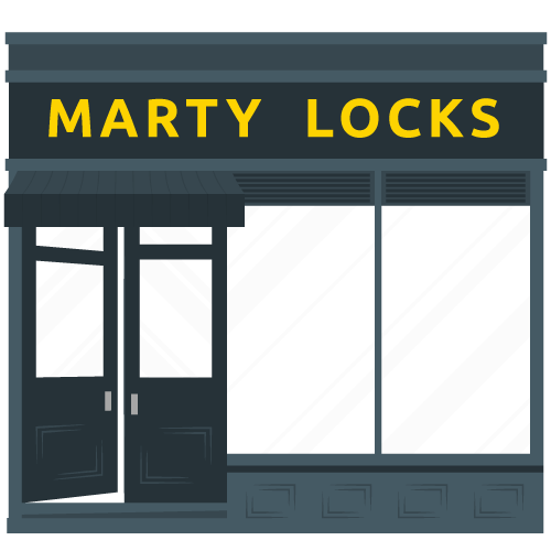 Illustration of business storefront