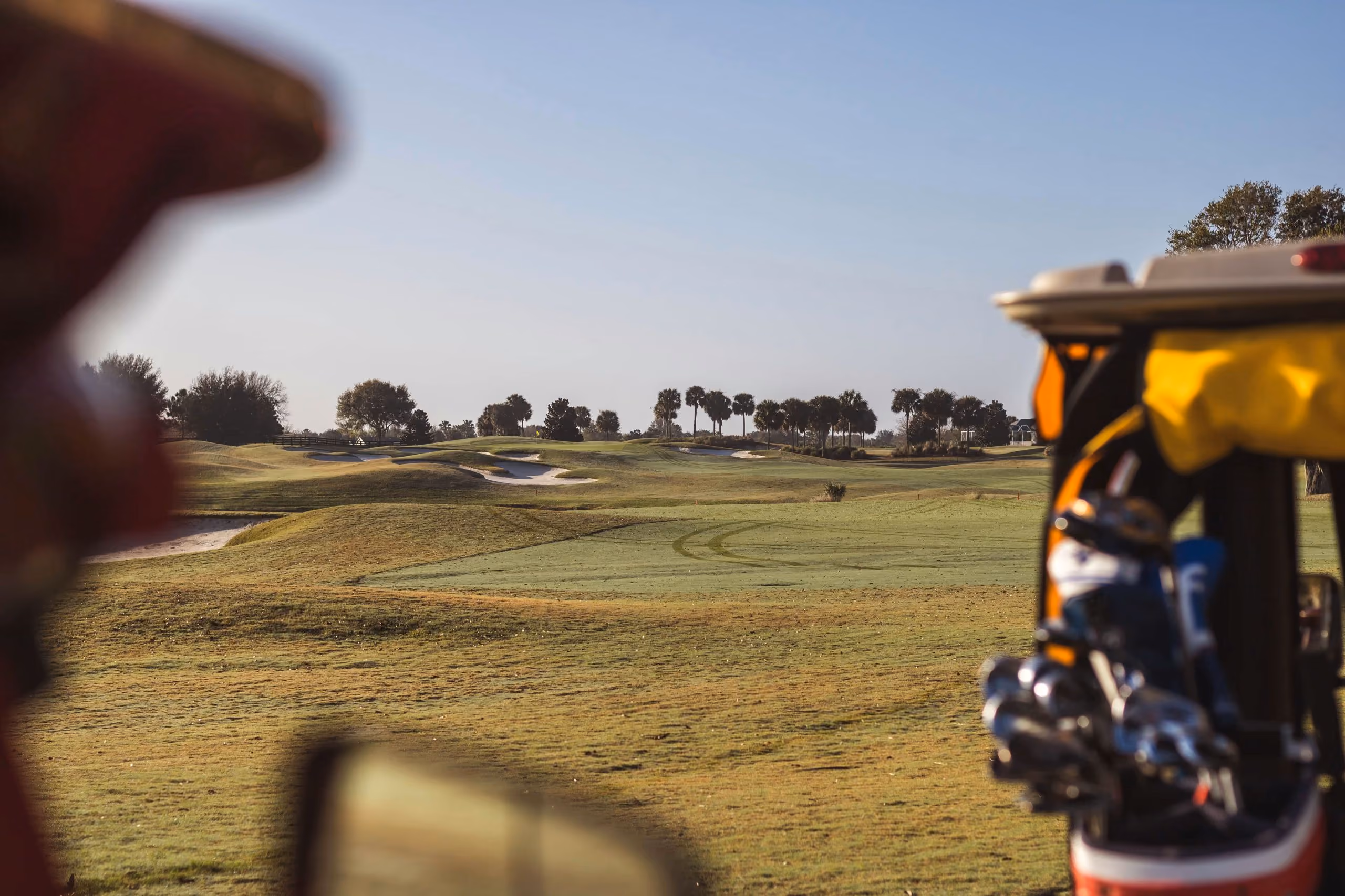 Golf Course with Bag