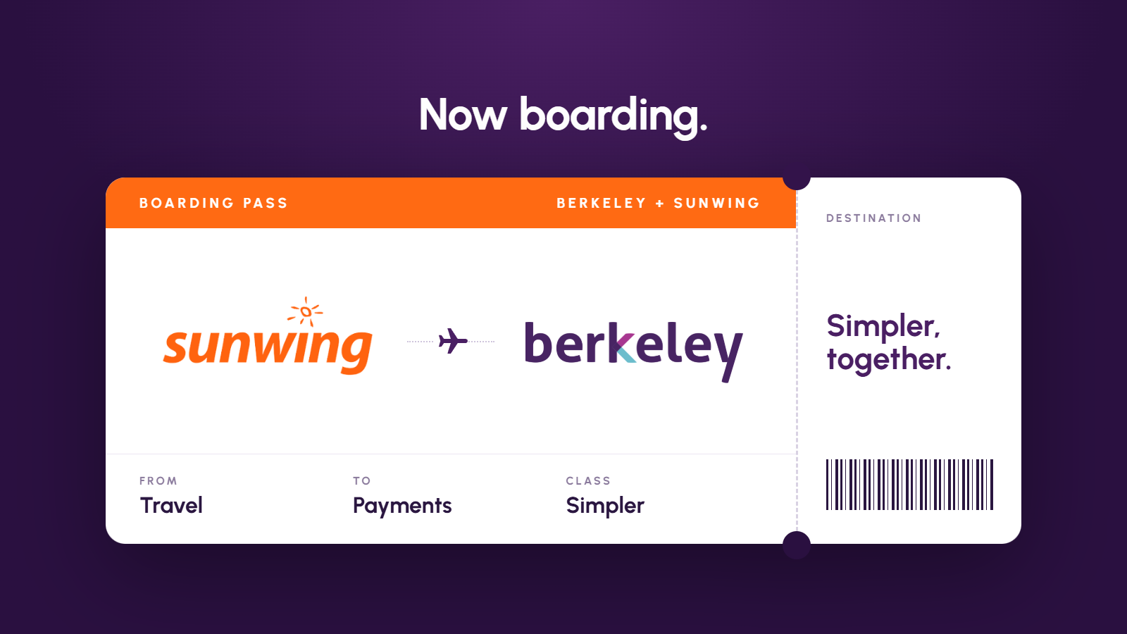 Sunwing's STAR Program Is Back, and Berkeley Is Behind the Payments