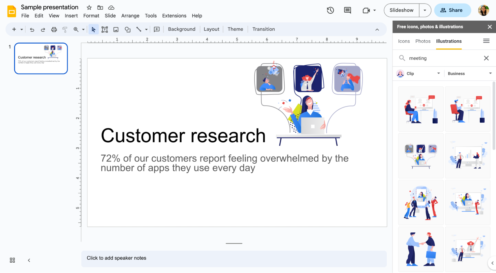 google slides presentation extension