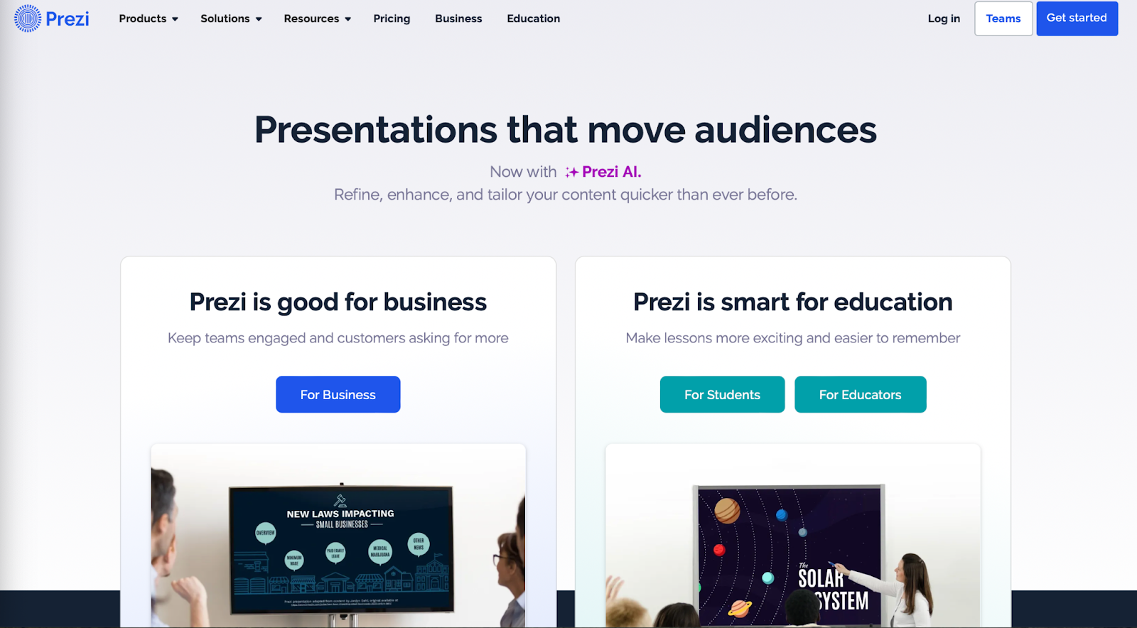 ready presentation website