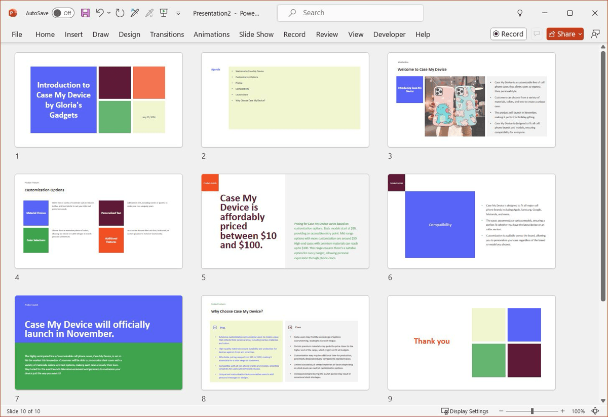 how to share a powerpoint presentation to edit