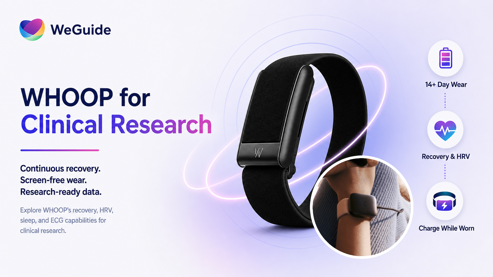 whoop for clinical research