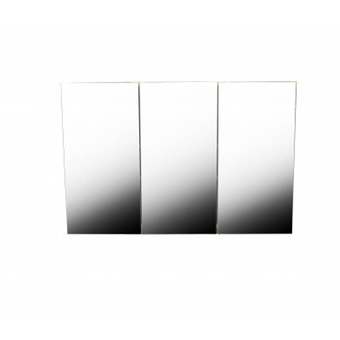 WALL-MOUNTED 3 DOOR MIRRORED BATHROOM CABINET KL014