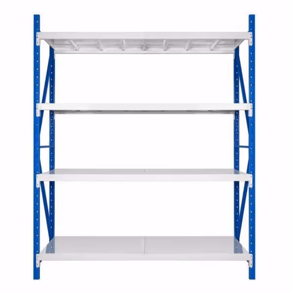 2M LIGHT DUTY METAL STEEL RACKING FOR GARAGE HOME WORKSHOP SHELF STORAGE 20205L