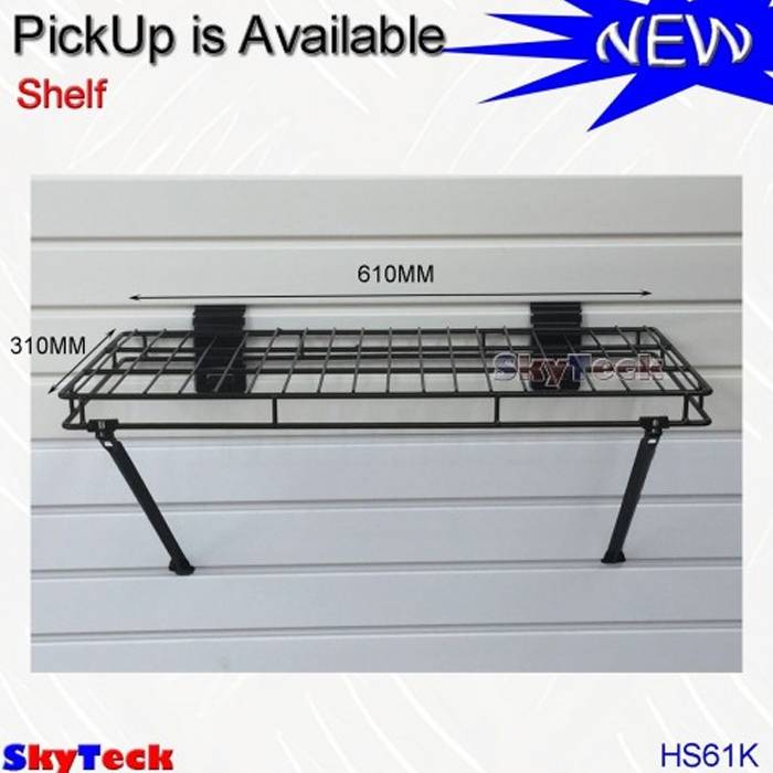 NEW SLAT WALL PANEL SHOP FIT OUT SHELF DISPLAY BOARD WALLS SLATWALL HS61K