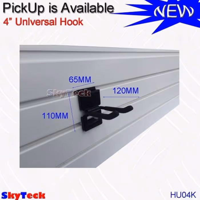 NEW SLAT WALL PANEL SHOP FIT OUT SHELF DISPLAY BOARD WALLS SLATWALL HU04K