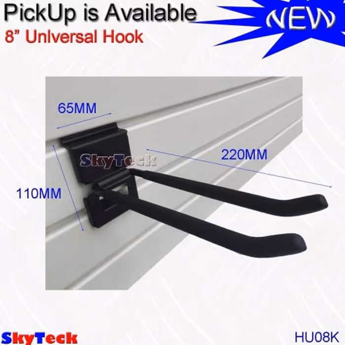 NEW SLAT WALL PANEL SHOP FIT OUT SHELF DISPLAY BOARD WALLS SLATWALL HU08K