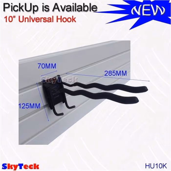 NEW SLAT WALL PANEL SHOP FIT OUT SHELF DISPLAY BOARD WALLS SLATWALL HU10K