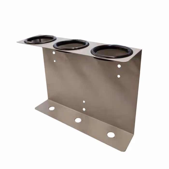 3 SLOT SPRAY CAN HOLDER FOR VAN SHELVING SYSTEM VSA16