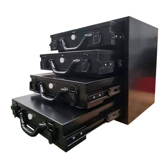 4X MEDIUM REMOVABLE TOOL BOXES METAL COMPARTMENT TOOLBOX DRAWER