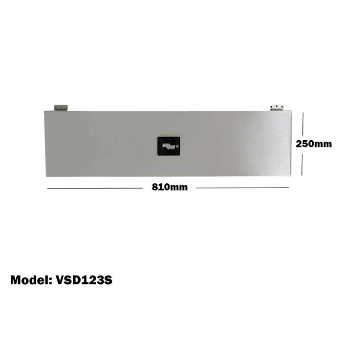 VAN SHELVING 810MM(L) X 250MM(H) LOCKABLE DOOR SINGLE TIER FOR VAN SHELVING SYSTEM VSD123S