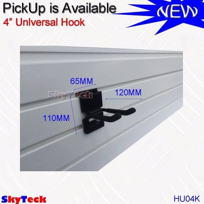 NEW SLAT WALL PANEL SHOP FIT OUT SHELF DISPLAY BOARD WALLS SLATWALL HU04K