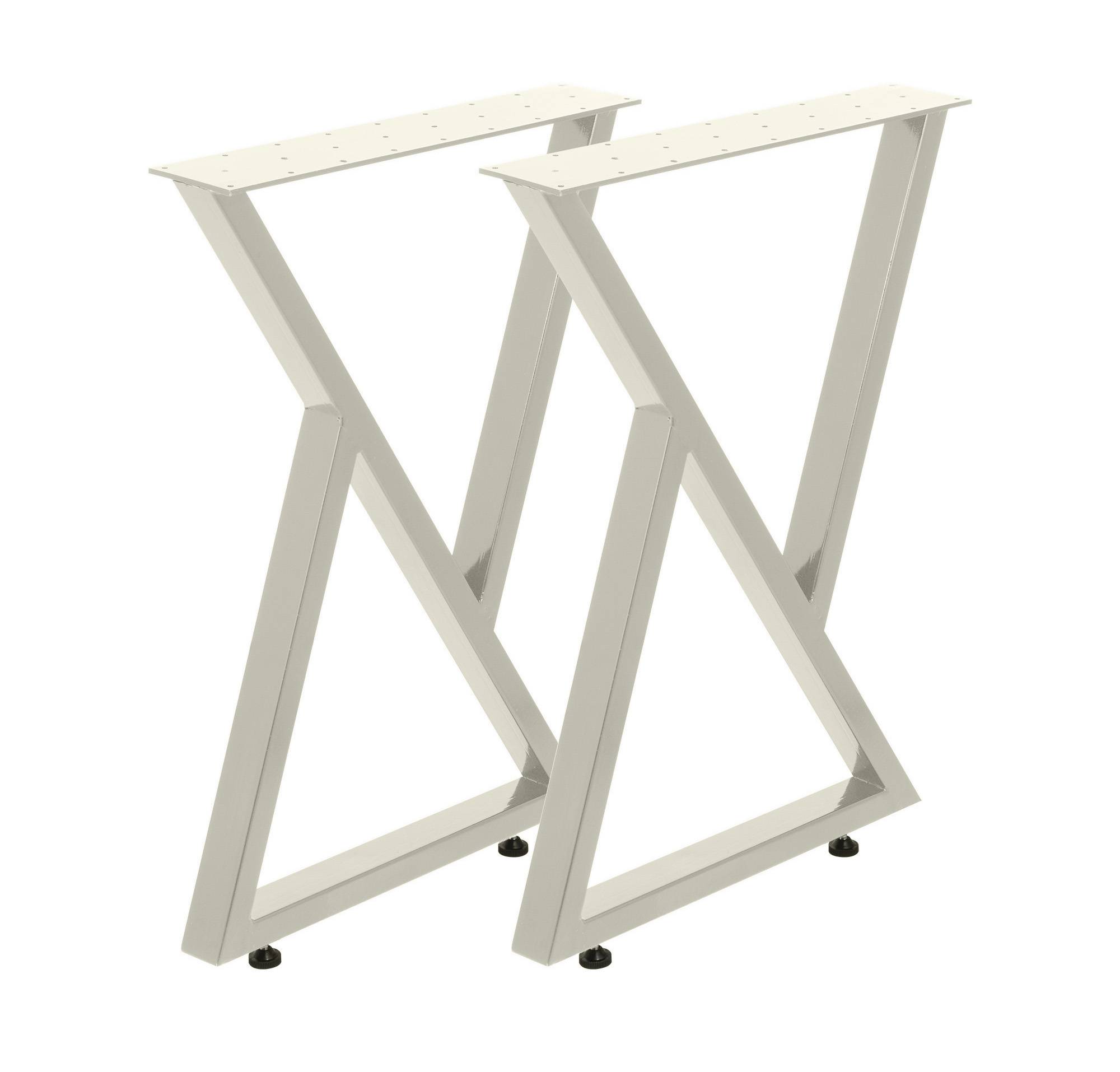 Hourglass Style Frame Table Legs Workbench Table Legs (Pair) TL004