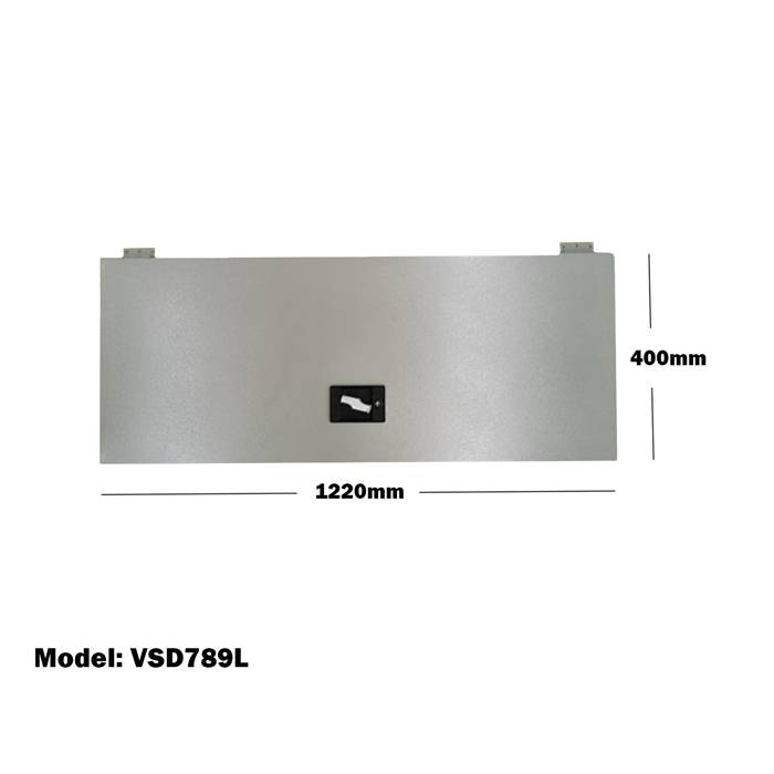 VAN SHELVING 1220MM(L) X 400MM(H) LOCKABLE DOOR DOUBLE TIER FOR VAN SHELVING SYSTEM VSD789L