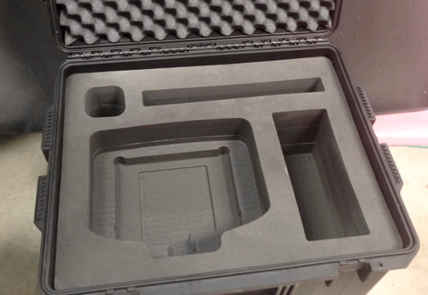 Your specific need will determine the foam type Adfoam will use for your custom-made foam solution. Ranging from non-static to soundproofing, from cost-efficient freight weight to ultra shock absorbent and a whole range of mix and match options in between.