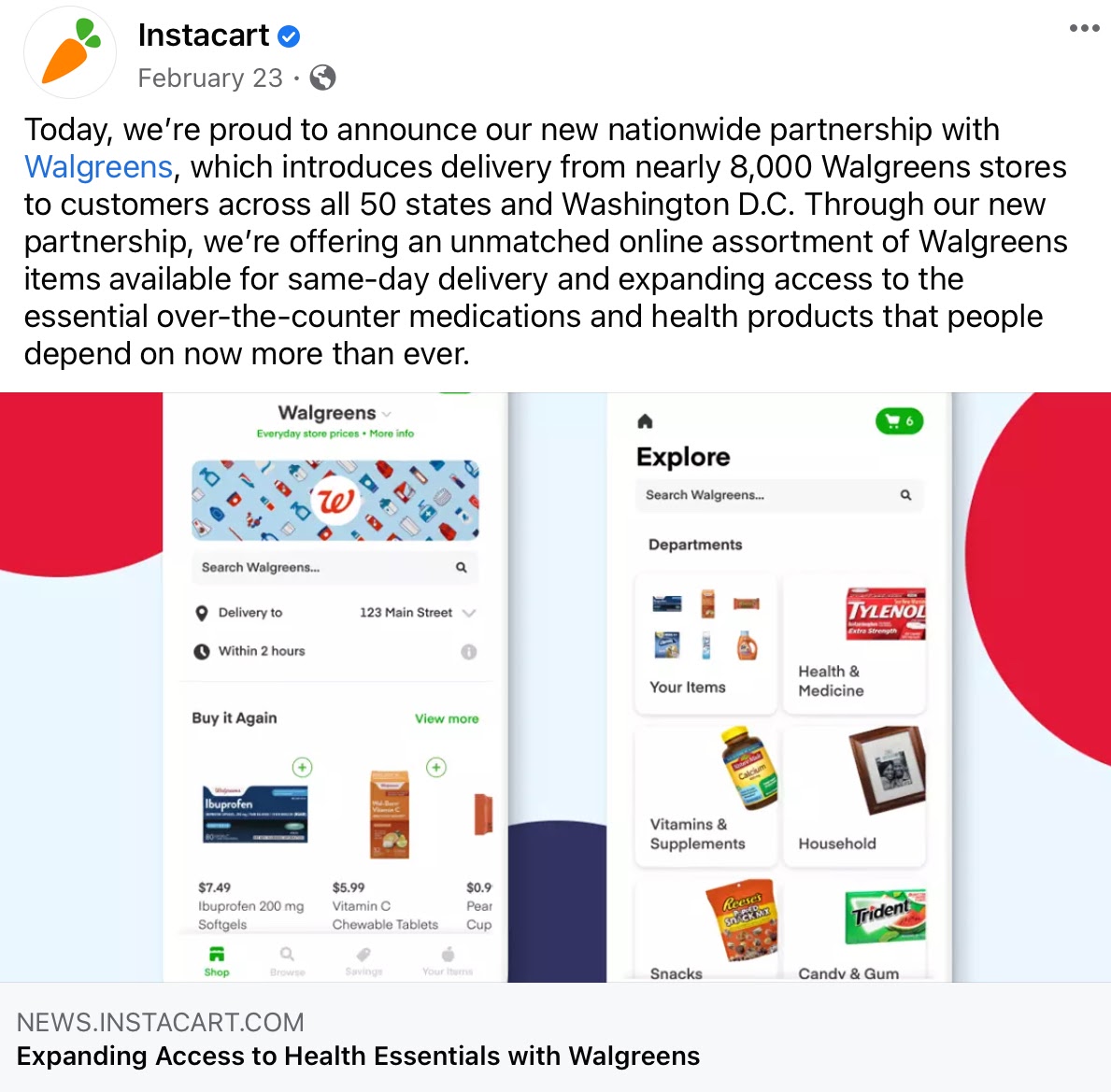Instacart Forging Partnerships With Retailers 