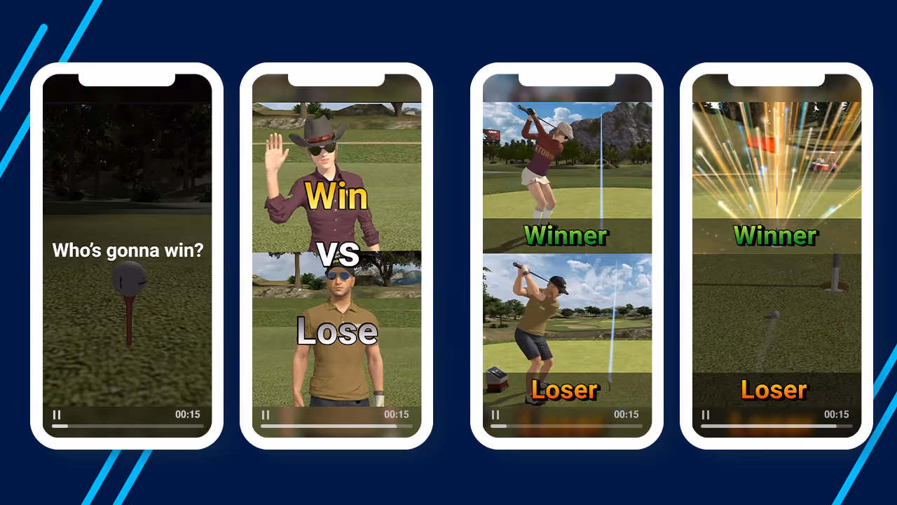 Golf King New Image Creatives Developed By Moloco Studios