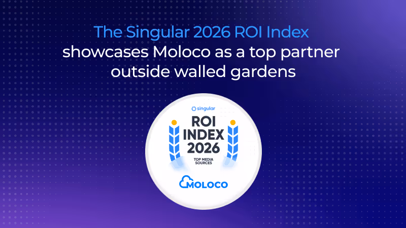 The Singular 2026 ROI Index showcases Moloco as a top partner outside walled gardens