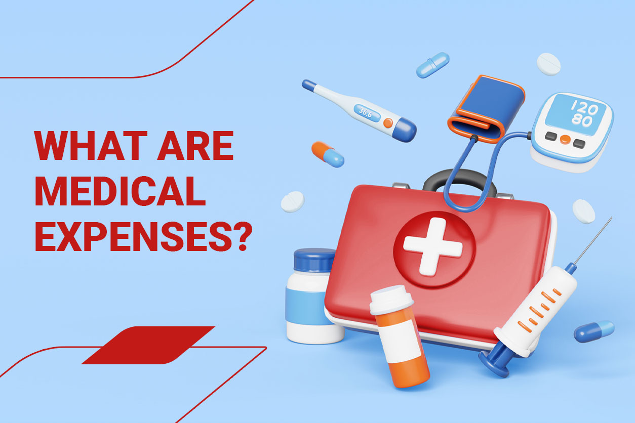 Medical care and insurance concept illustration